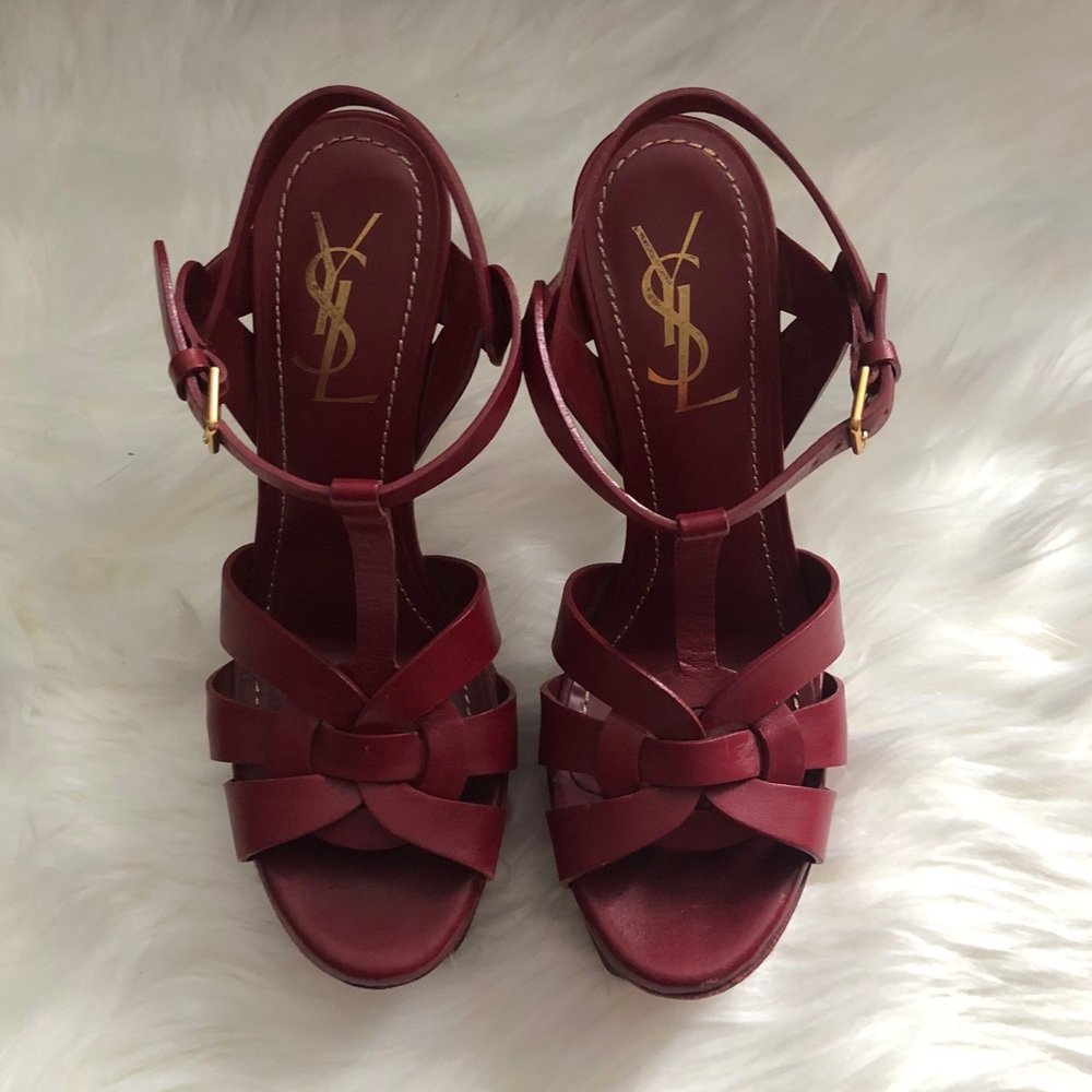 YSL red stiletto